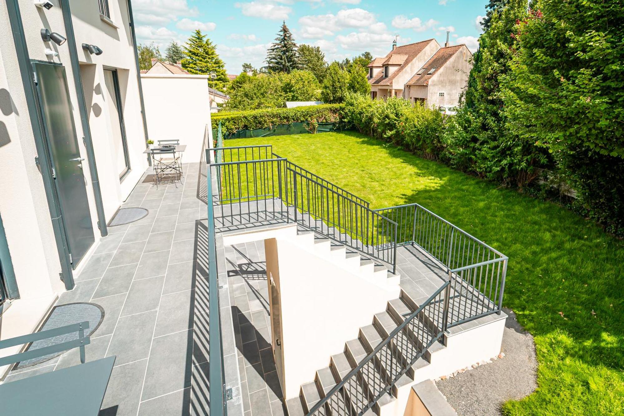 Le Cool Plex Duplex Avec Jardin, Disney 10Mn Esbly Exterior foto